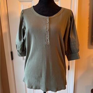 Chico’s Olive Green Women's Top